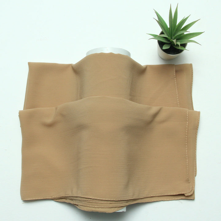 Crinkle Chiffon-Fawn