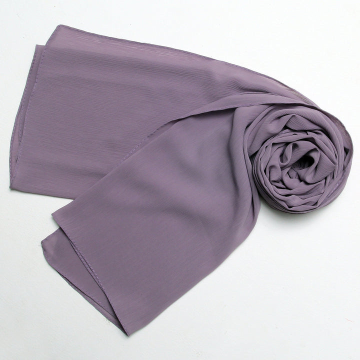 Crinkle Chiffon-Light Purple