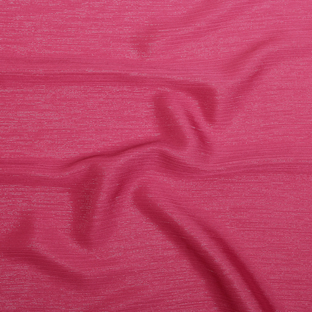 Metallic Chiffon-Pink