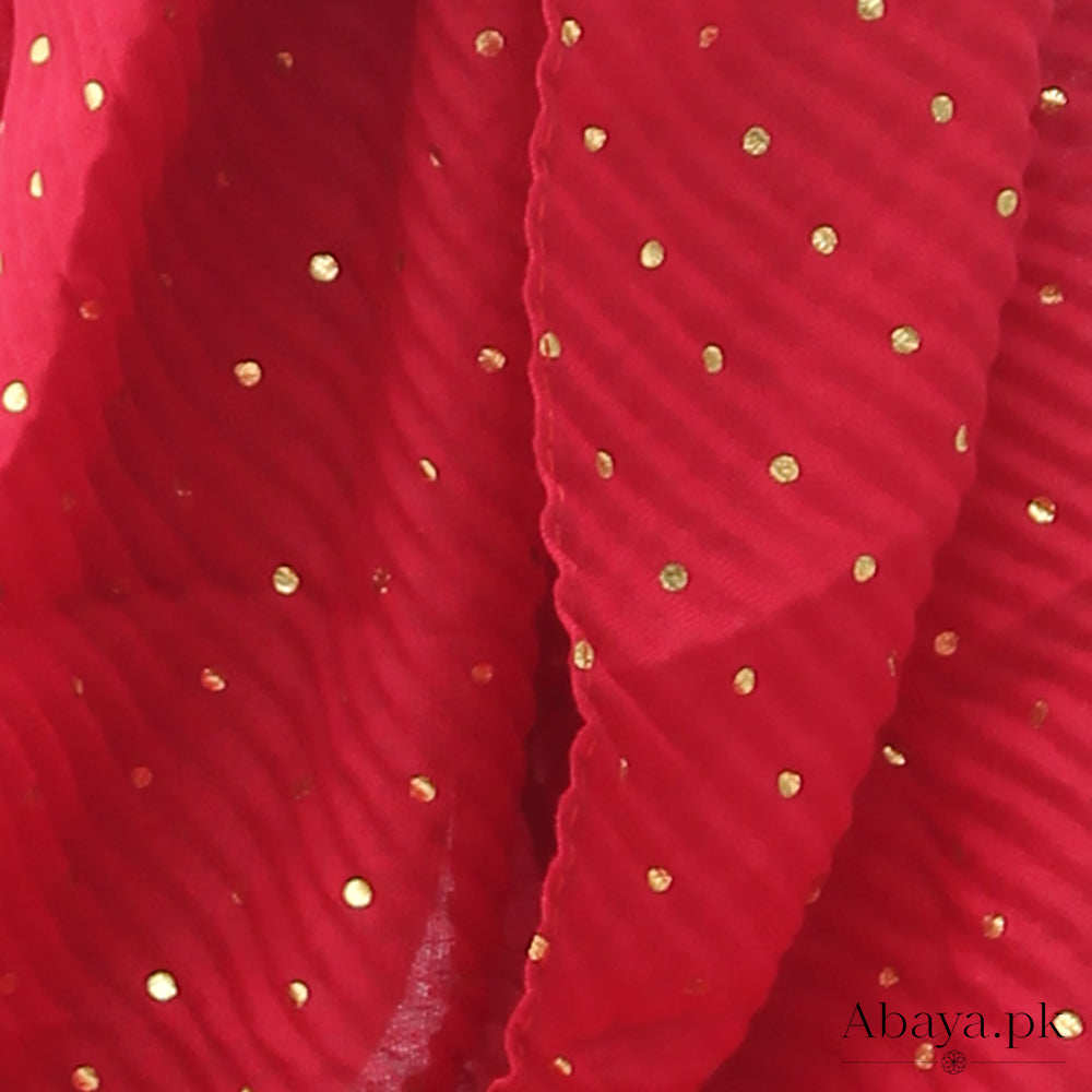 Stellar Hijab Ruby Red