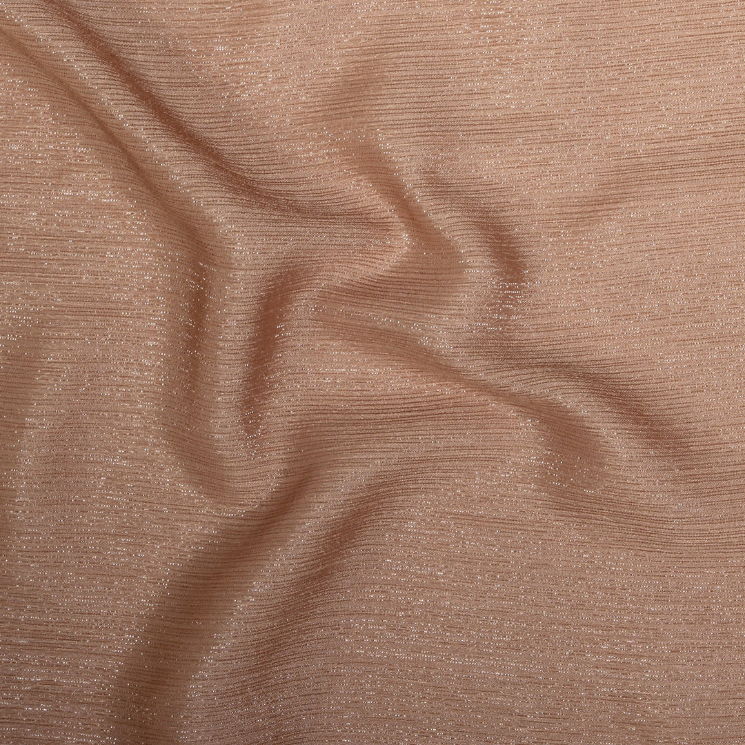 Metallic Chiffon-Fawn