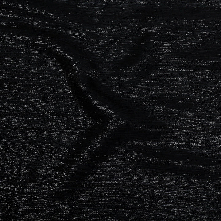 Metallic Chiffon-Black