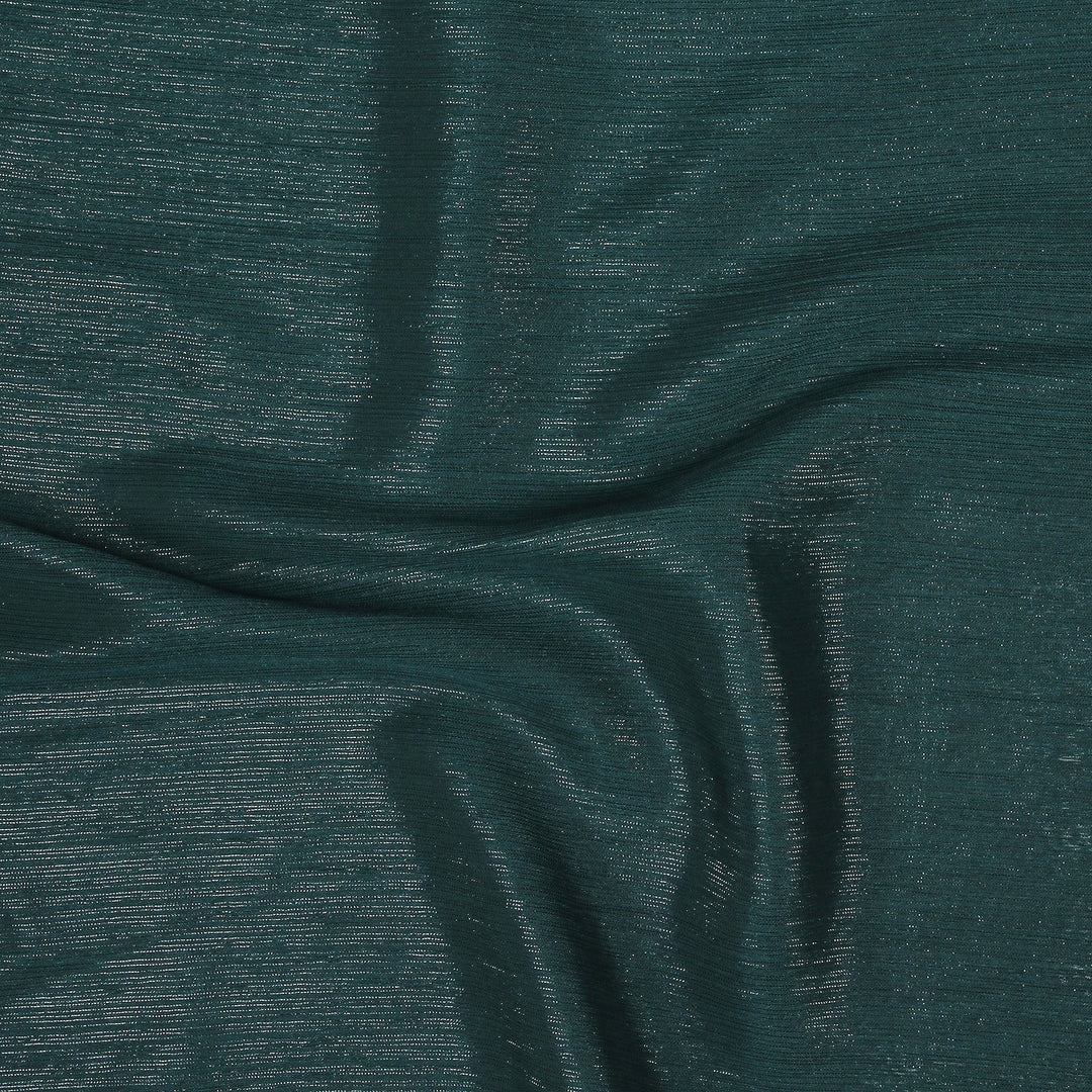 Metallic Chiffon-Dark Green