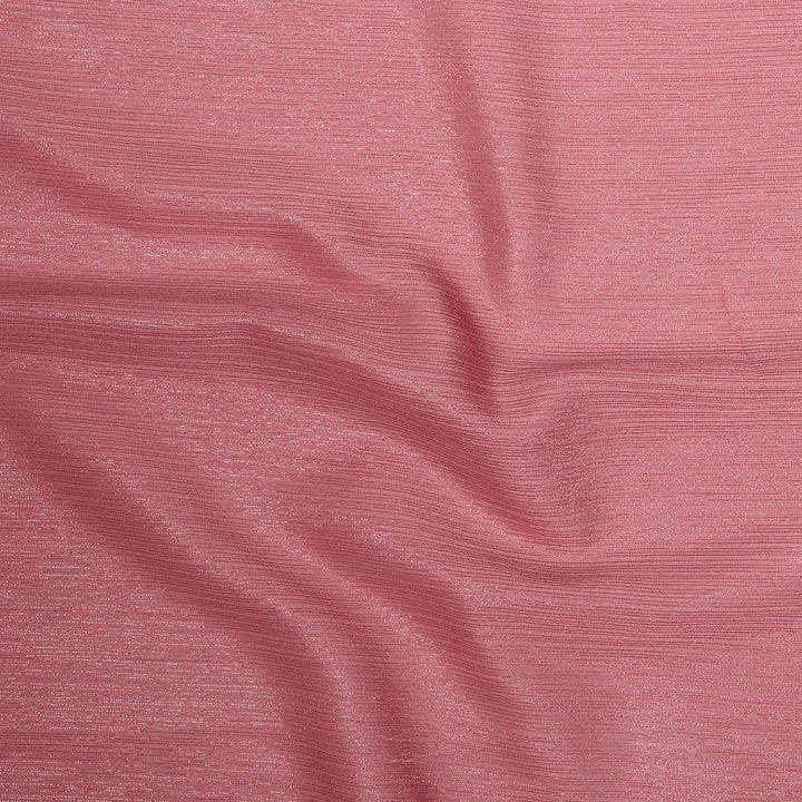 Metallic Chiffon-Tea Pink