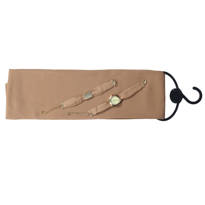 Chiffon Watch Braclet Hijab-Camel