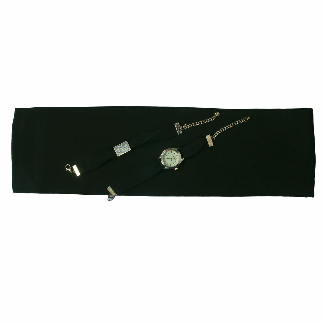Chiffon Watch Braclet Hijab-Olive Green