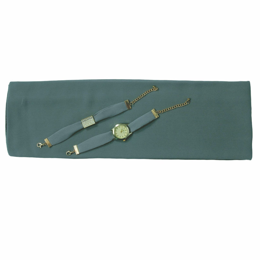 Chiffon Watch Braclet Hijab-Charcoal