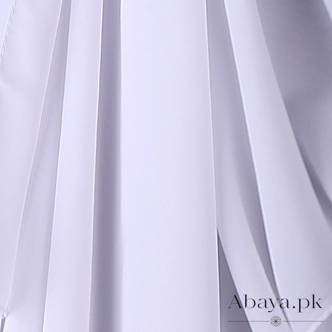 Georgette Luxe- Pearl-White