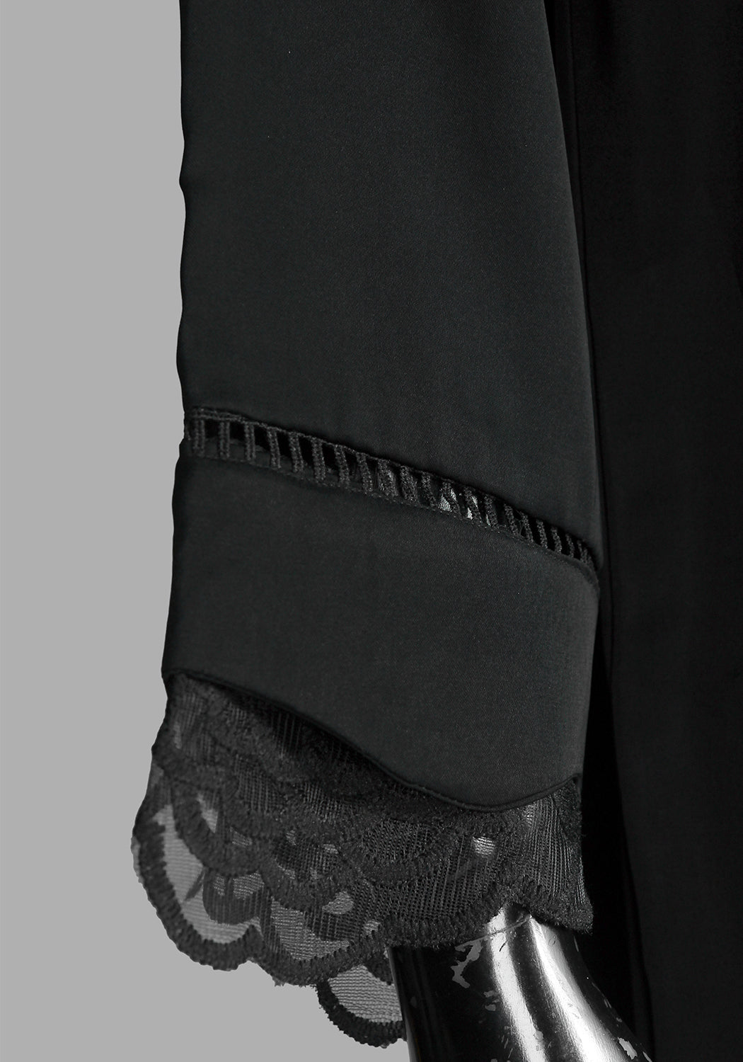 Black Net Sleeve Style Abaya