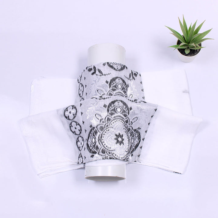 Humna Lawn Hijab - White