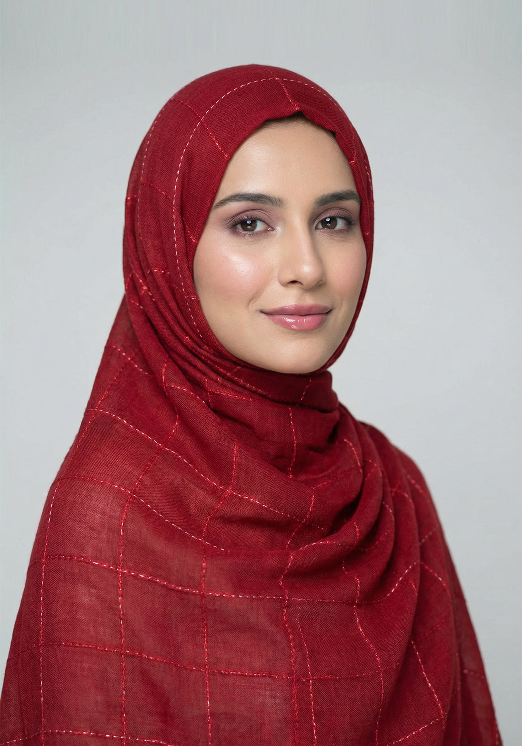 Ruhi Lawn Hijab - Maroon
