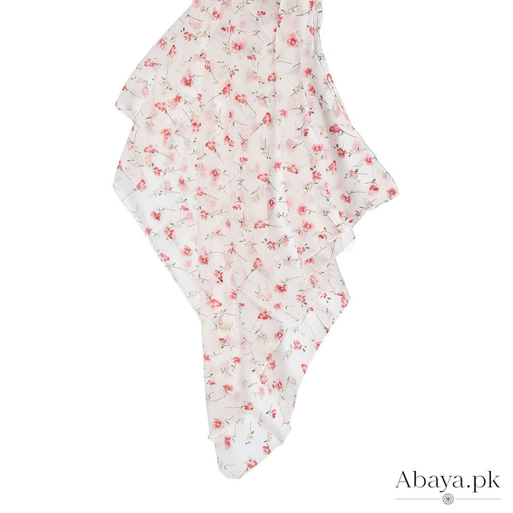 Georgette White Caliso Hijab