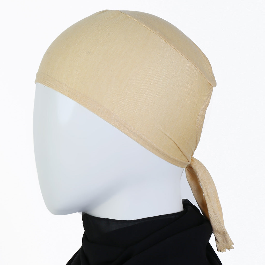 Pale Golden Dori Hijab Cap