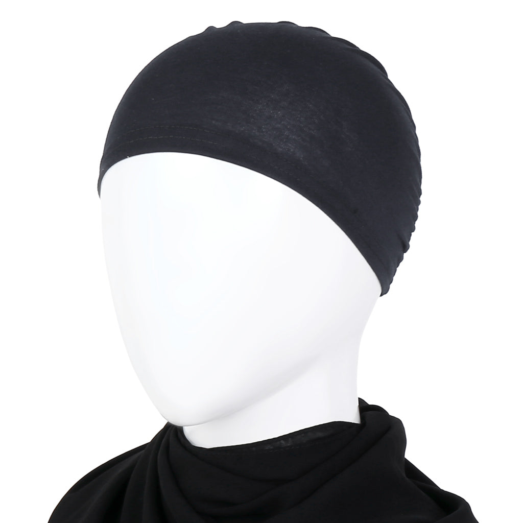 Pebble Grey Lastic Hijab Cap