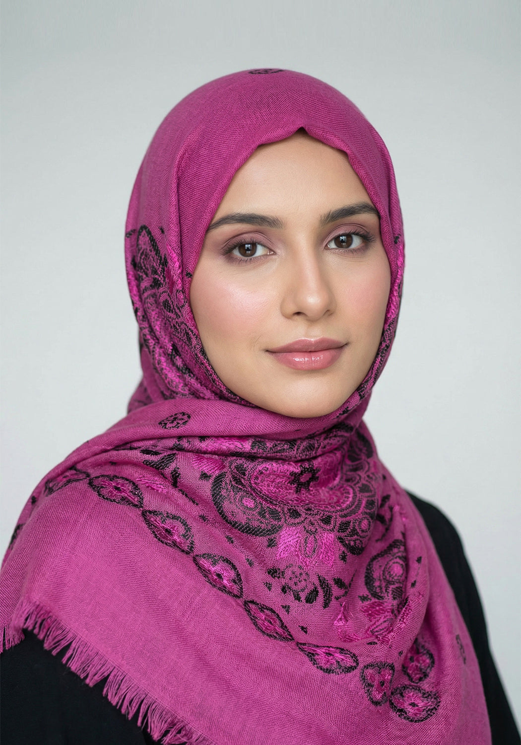 Humna Lawn Hijab - Purple