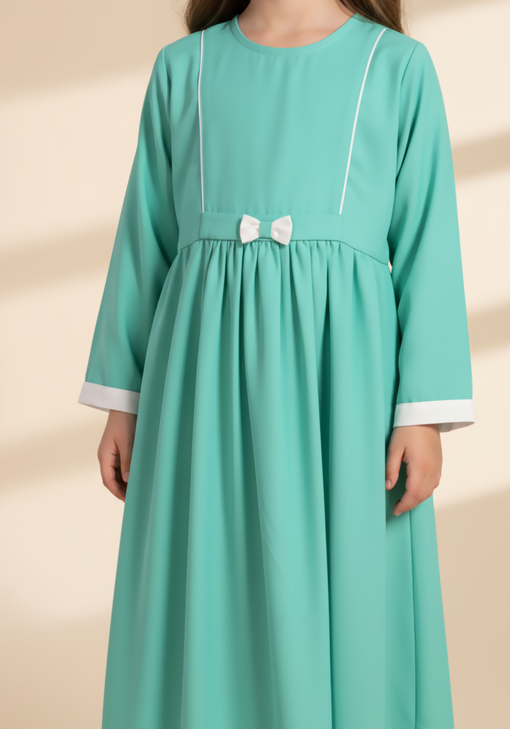 Frock Style Aqua Abaya
