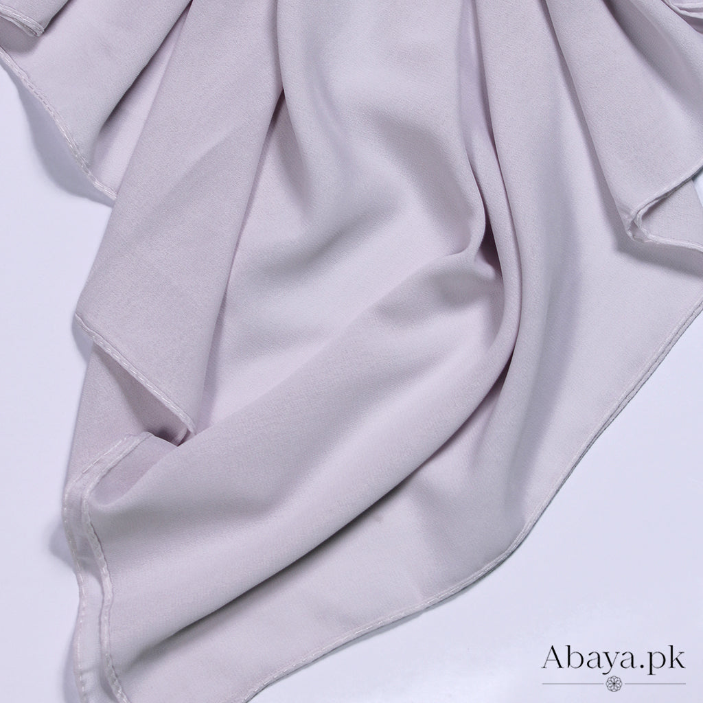 Plain Chiffon Ash White-24
