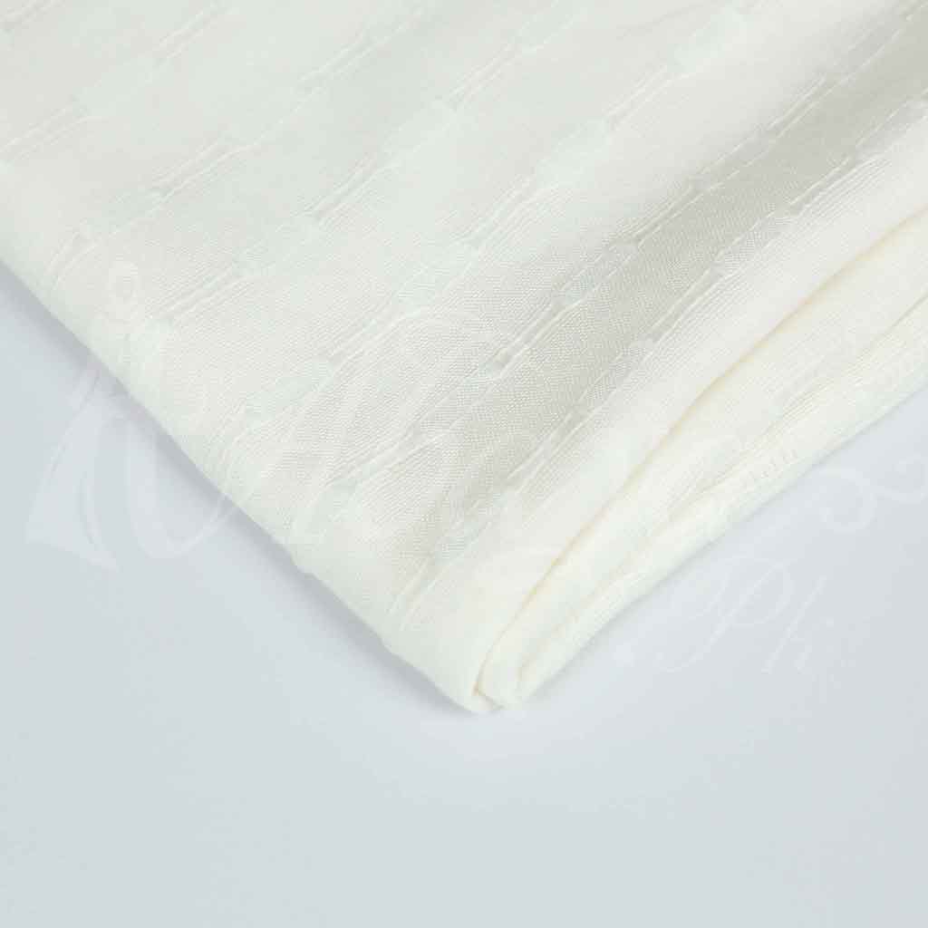 Blossom White Elementary Hijab