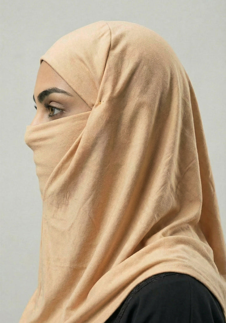 Meera Ready to Wear Hijab-Cream