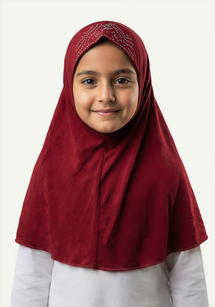 Kids Makhna Mirror - Maroon