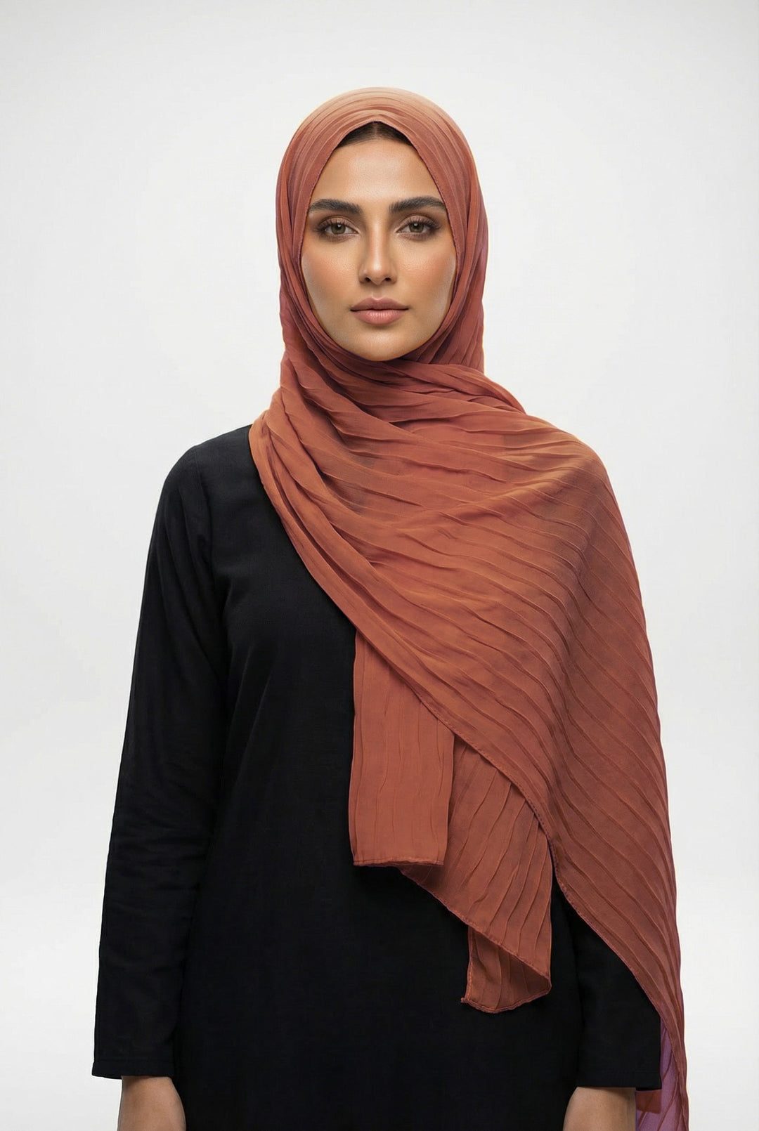 Reshma Chiffon Hijab - Brown