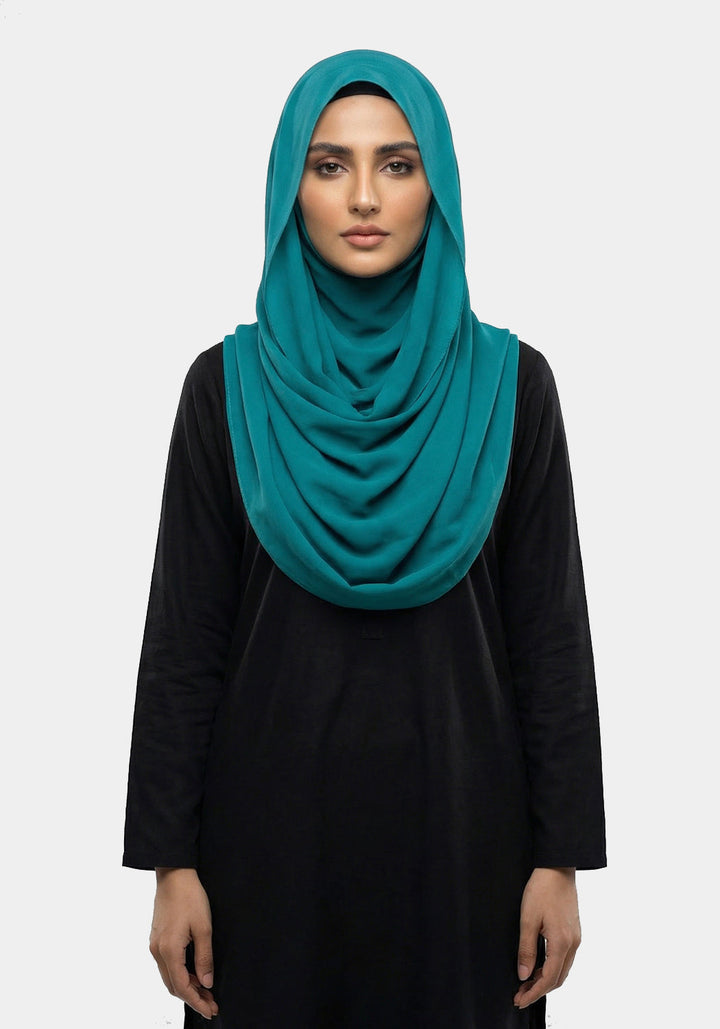 Anahita Chiffon Hijab - Light Green