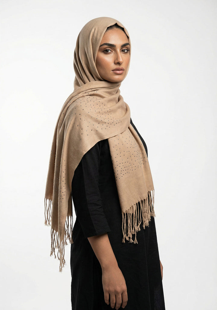 Sehar Wool Hijab - Camel