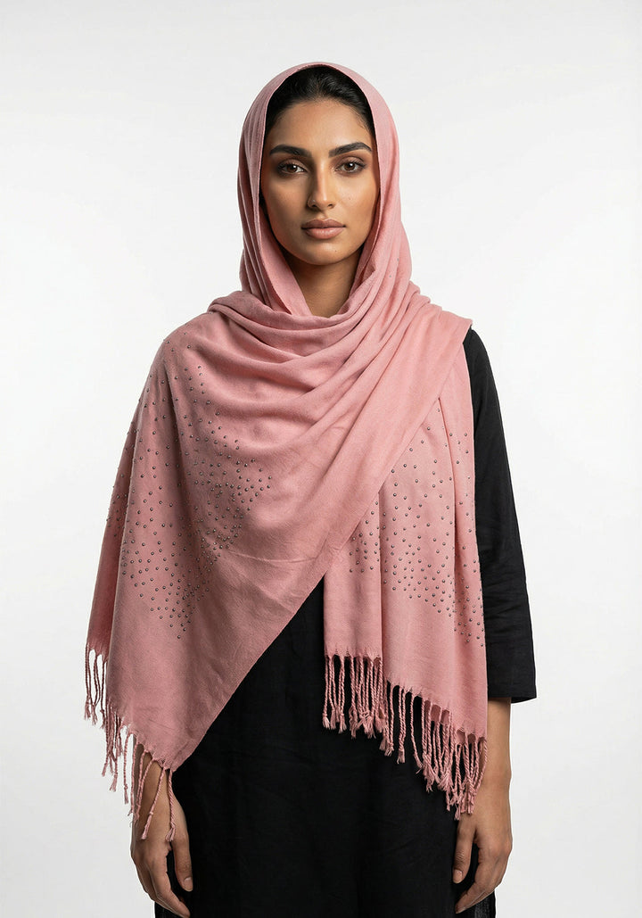 Sehar Wool Hijab - Pink