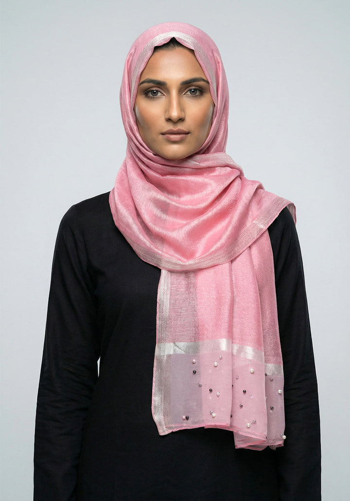 Organza Pearl T-Pink