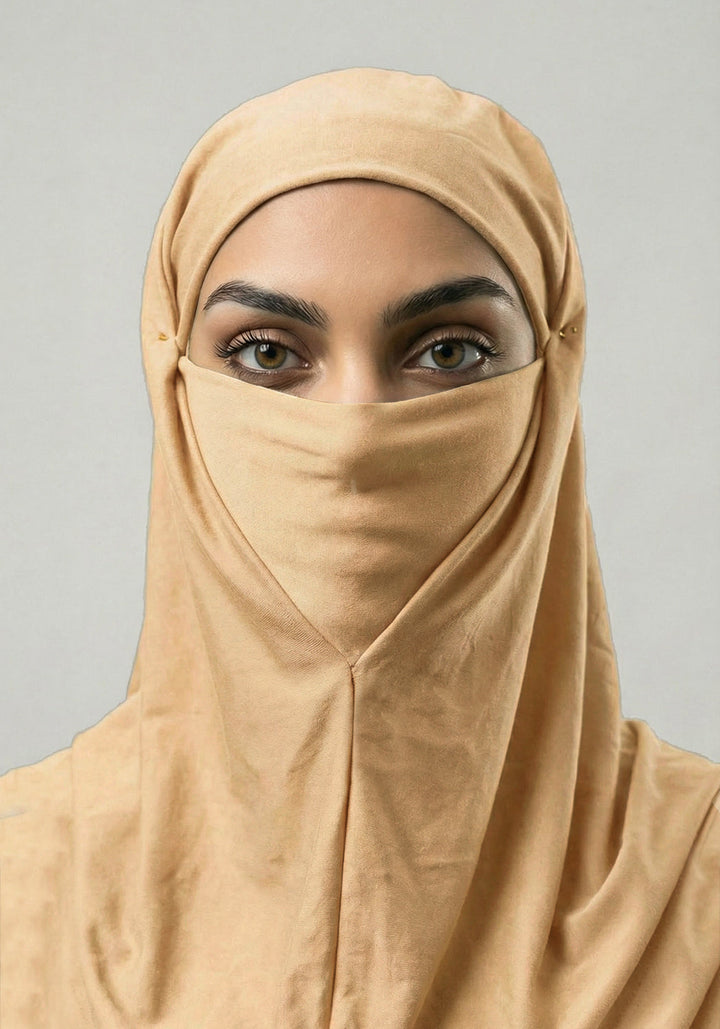 Meera Ready to Wear Hijab-Cream