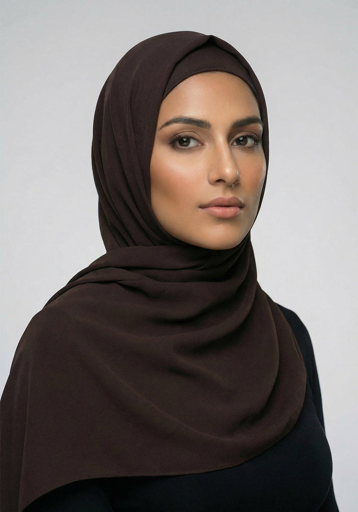 Rabia Ready to Wear Hijab - Brown