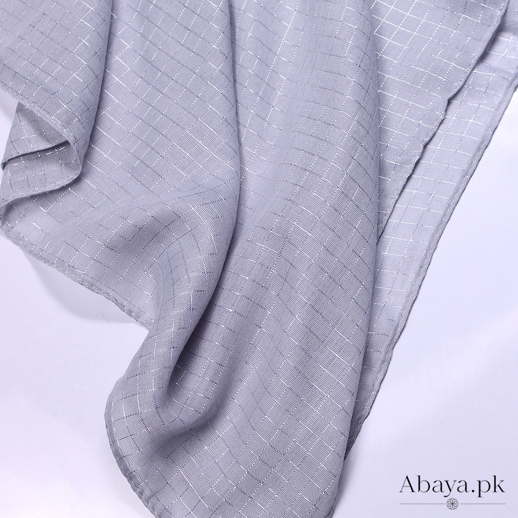 Square Lawn Hijab Light Grey
