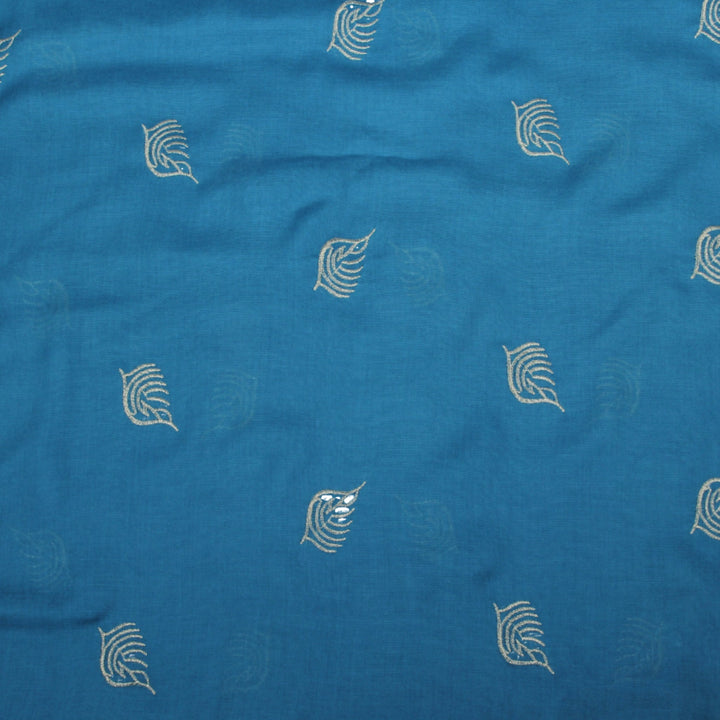 Lawn Embroadry-Teal