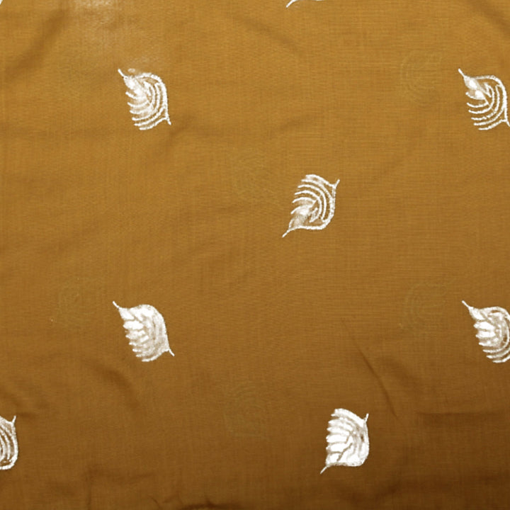 Lawn Embroadry-Mustard