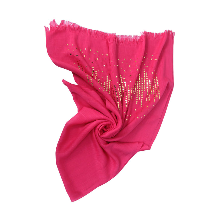 Trukish Square-Strip-Shocking Pink