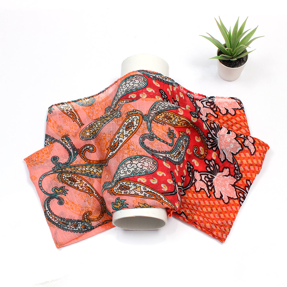 Manoush Lawn Hijab - peach