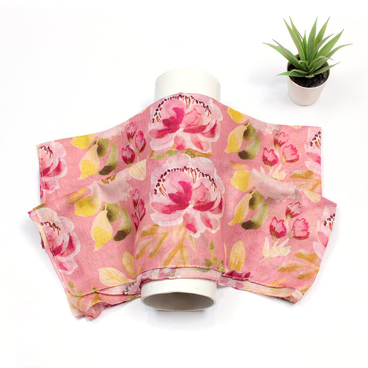 Tehsina Lawn Hijab-Pink