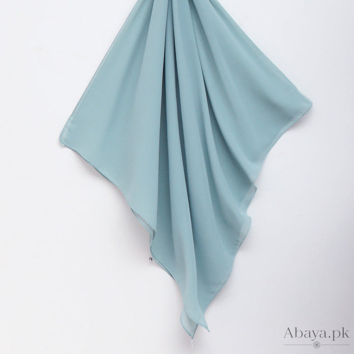 Georgette Luxe- Powder Blue