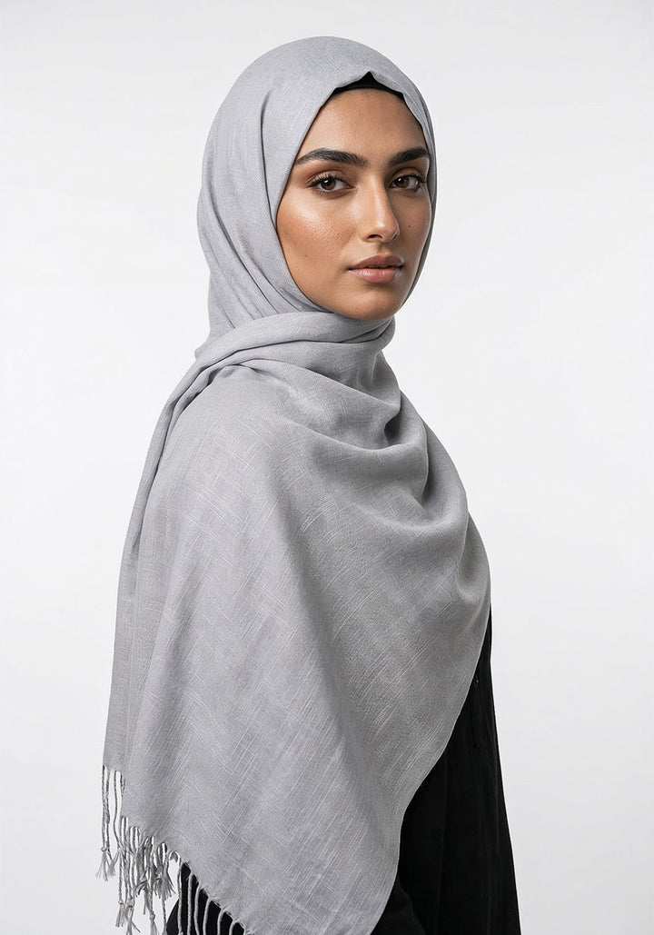 Arezoo Turkish Lawn Hijab - Grey