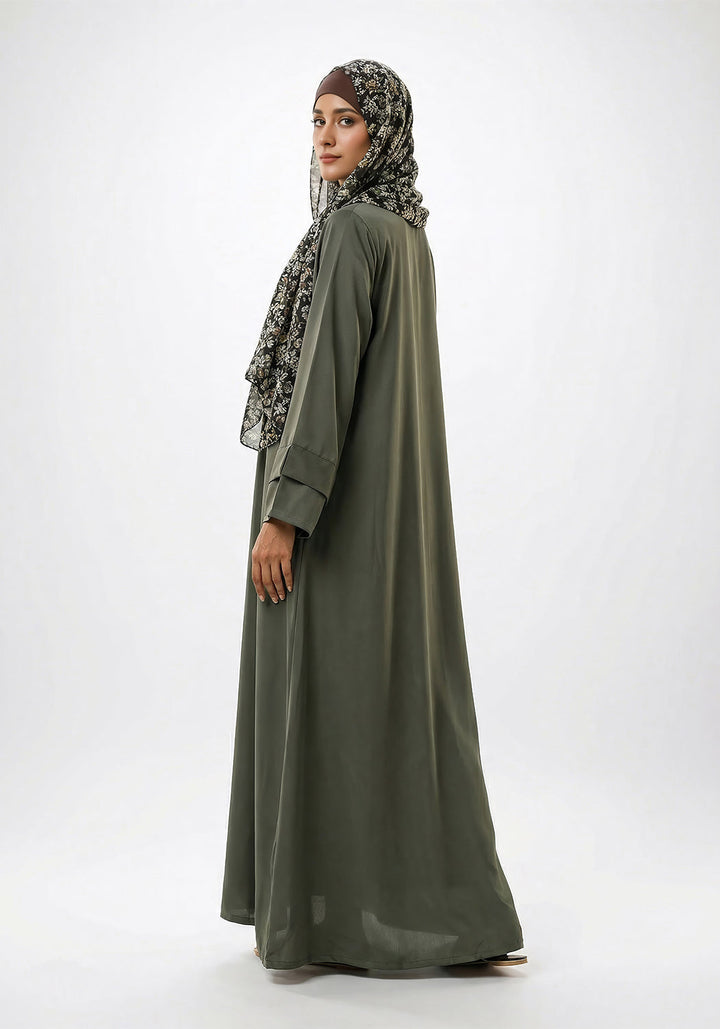 Vintage Green Abaya