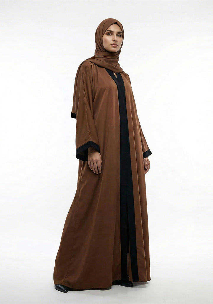 Pristine Caramel Abaya | The Classic Edits