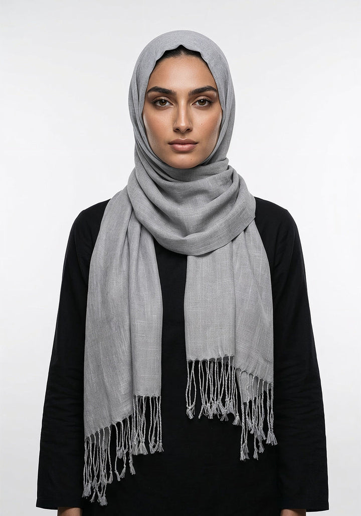 Arezoo Turkish Lawn Hijab - Grey