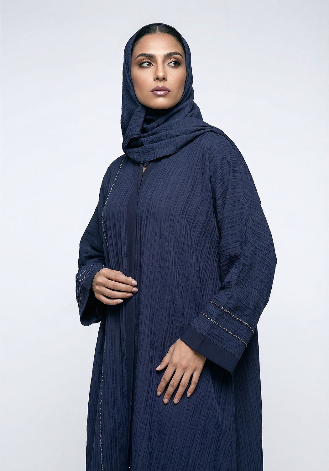 Moonlit Veil Abaya - Skyline