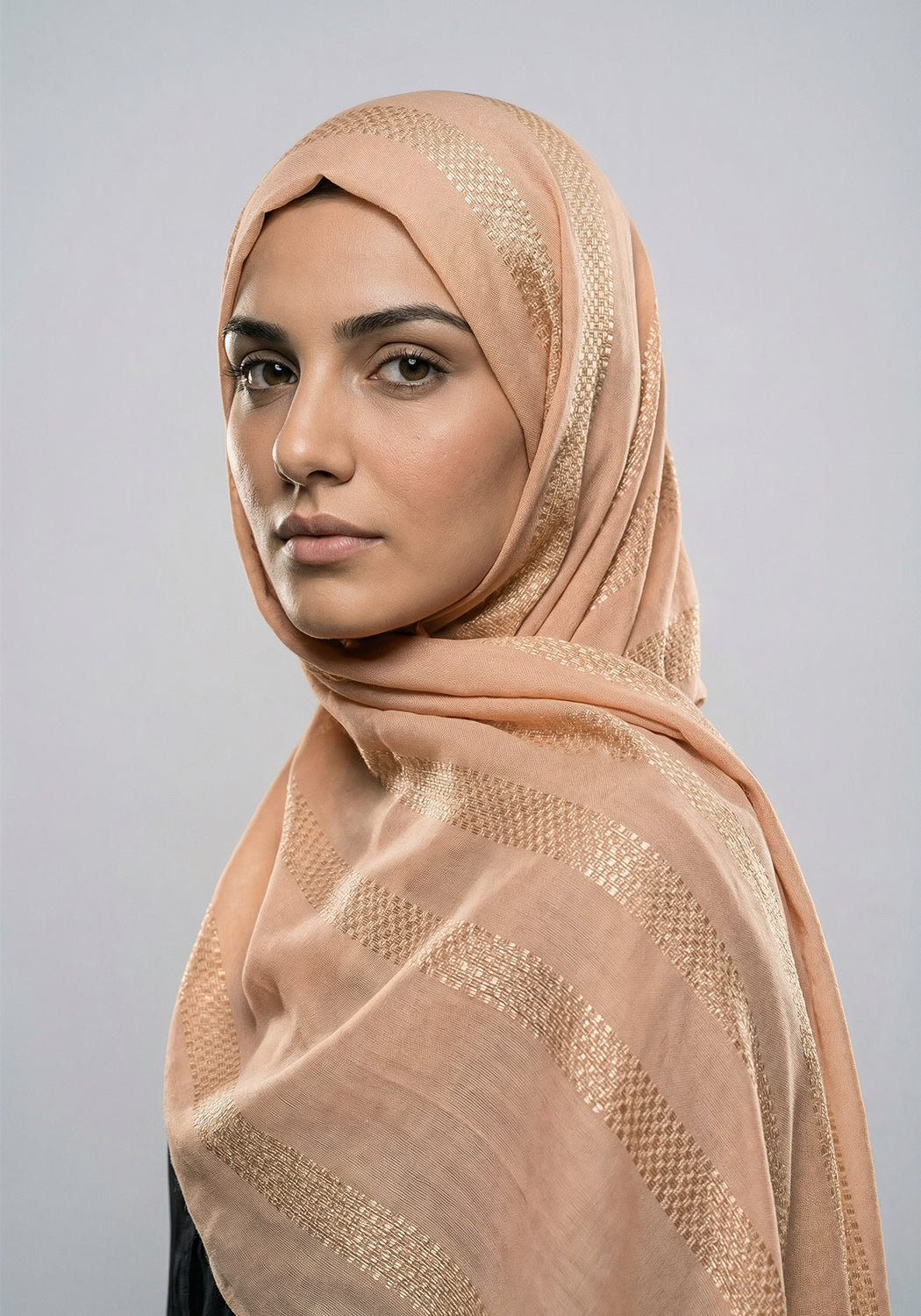 Asima Lawn Hijab Cream