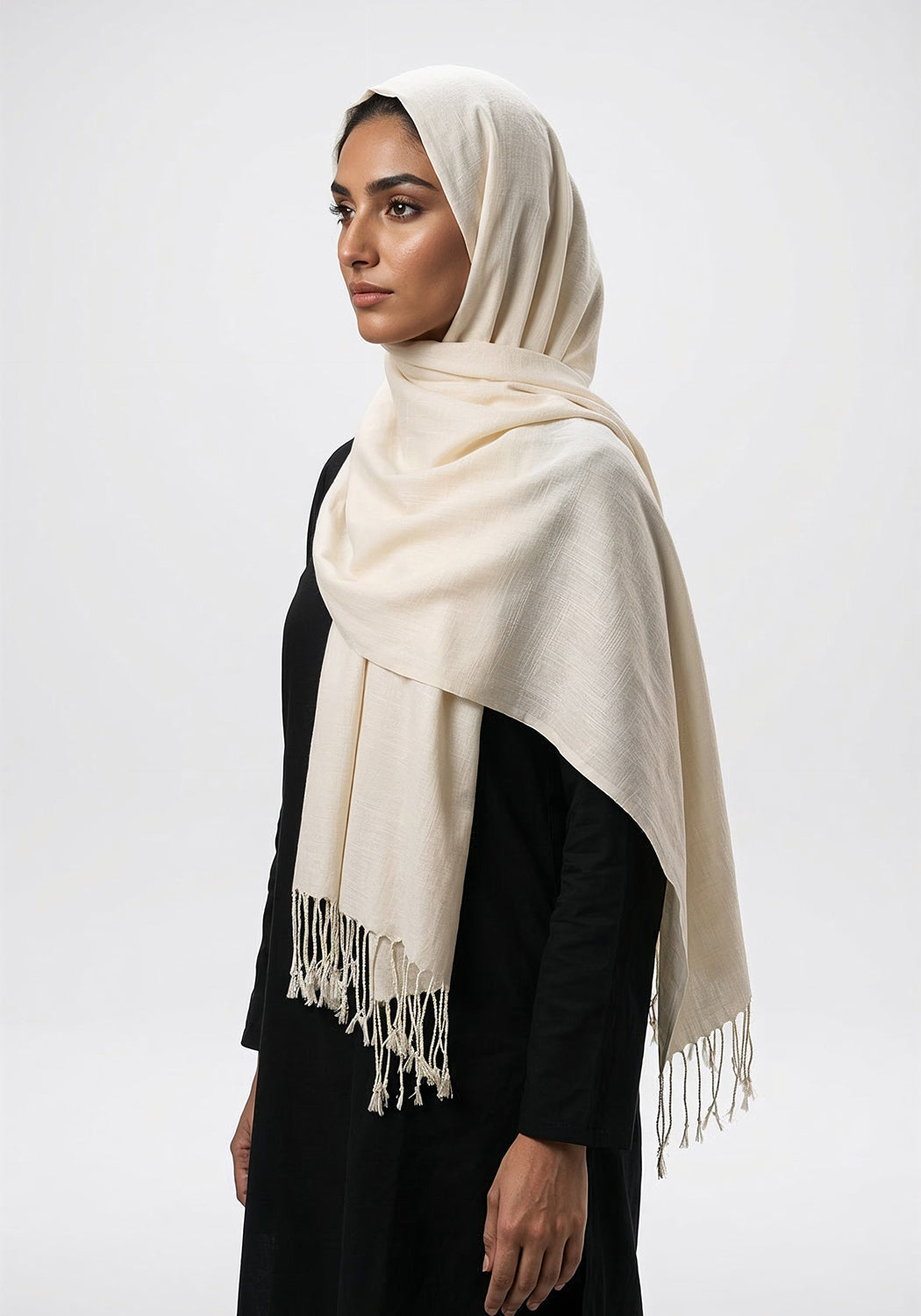 Arezoo Turkish Lawn Hijab - Off White