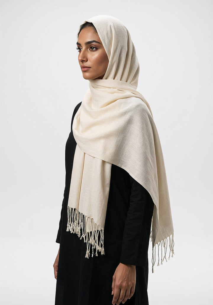Arezoo Turkish Lawn Hijab - Off White