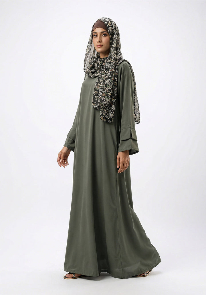 Vintage Green Abaya