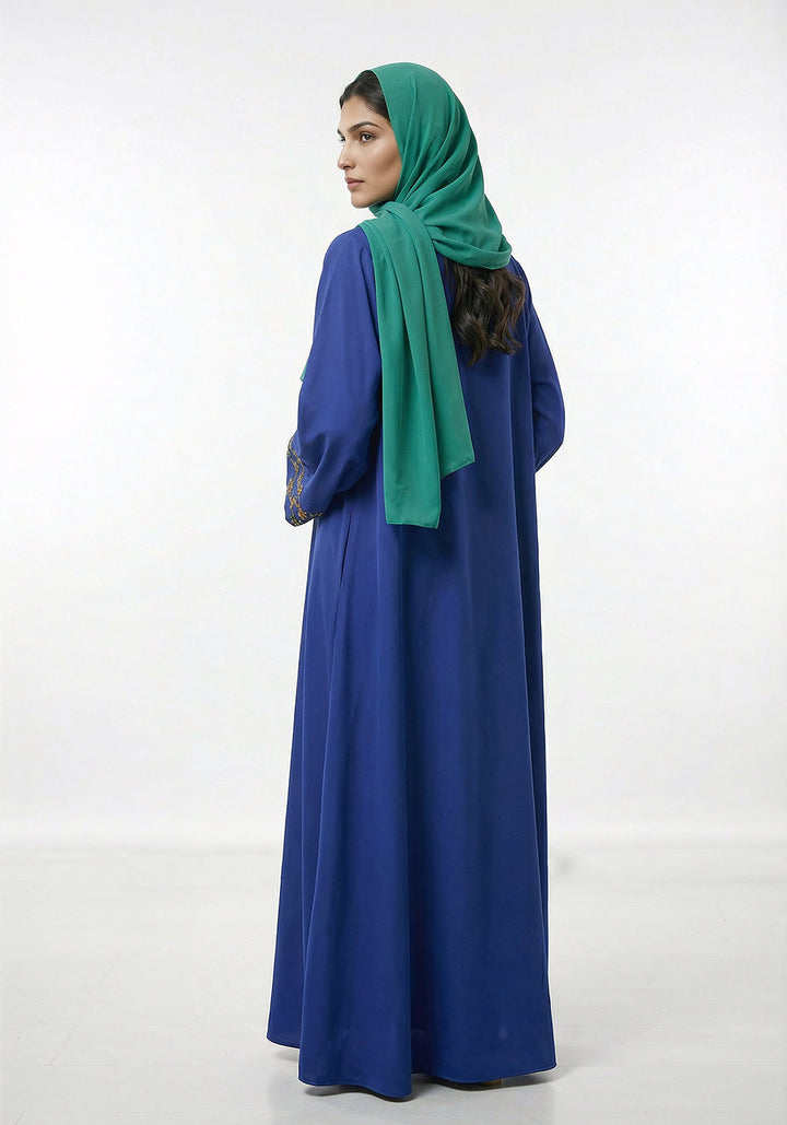 Sapphire Horizon Abaya - Skyline