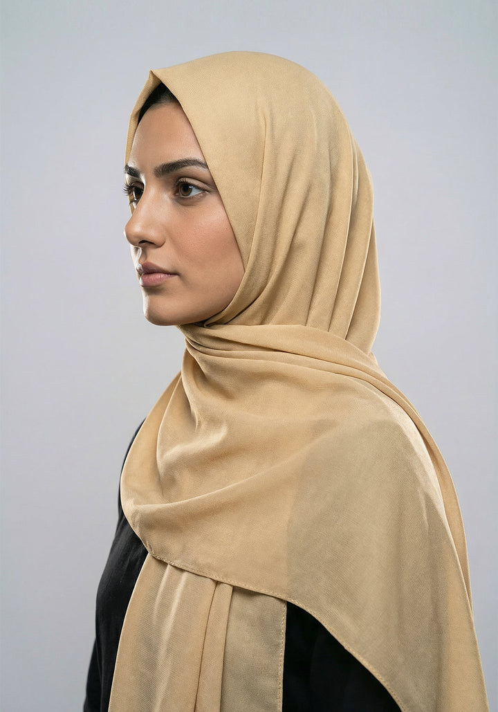 Ferial Lawn Hijab - Cream
