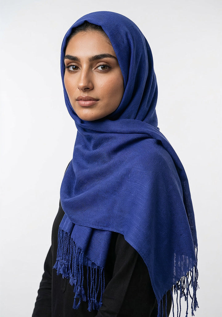 Arezoo Turkish Lawn Hijab - Blue